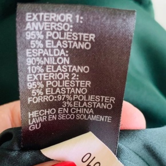 Alex Marie Dark Green Sleeveless Dress - Picture 10 of 11